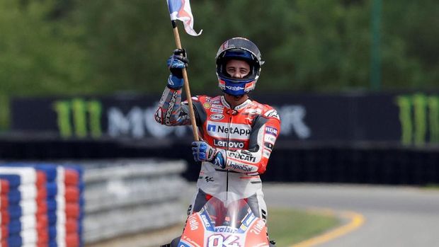 Andrea Dovizioso berhasil meraih kemenangan kedua musim ini.