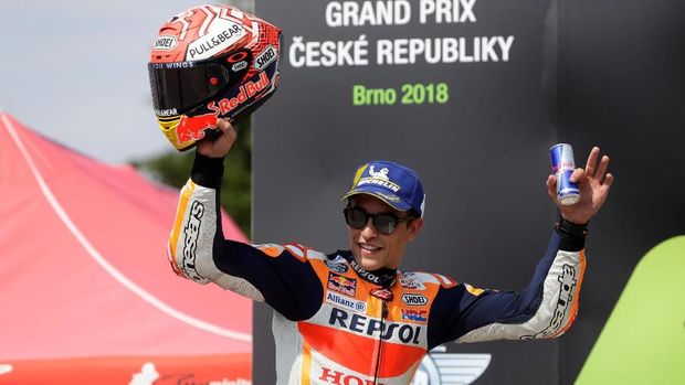 Marc Marquez memulai balapan MotoGP Republik Ceko dengan niat untuk menang.
