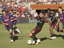 Hasil ICC 2018: Gol Dramatis Andre Silva Menangkan Milan atas Barcelona