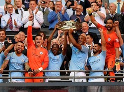 City pun berpesta. City tampil secara meyakinkan untuk mengalahkan Chelsea dengan menguasai 53% ball possession dan menciptakan 18 percobaan yang 9 di antaranya mengarah ke gawang. (Foto: Toby Melville/Reuters)