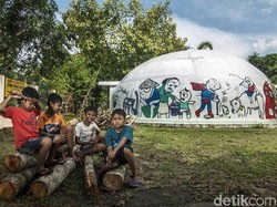 Mengintip Rumah Domes Ala Teletubbies di Yogyakarta, Anti-Gempa!