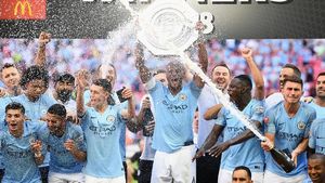 Manchester City Berpesta di Wembley
