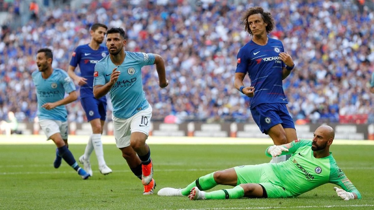Chelsea dikalahkan Manchester City 0-2 di Community Shield. (Foto: John Sibley /Action Images via Reuters)