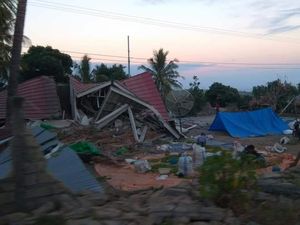 132 Gempa Susulan Terjadi Pascagempa Lombok 7 SR