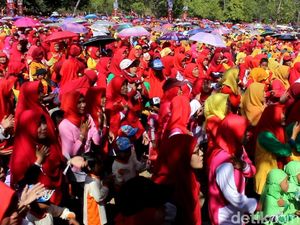 Ketika Belasan Ribu Anak PAUD Nyanyi Bareng di Candi Borobudur