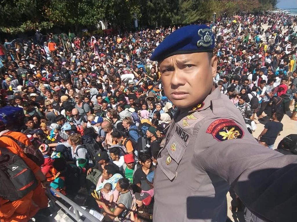 Semua Orang Ingin Dievakuasi dari Gili Trawangan Semua Orang Ingin Dievakuasi dari Gili Trawangan