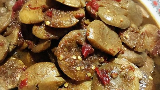 ilustrasi ibu menyusui makan jengkol