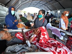 Pasca Gempa, Kostrad dan Marinir Dirikan RS Lapangan di NTB