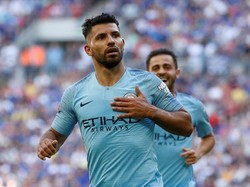Makin spesial bagi Aguero karena dia kini menciptakan rekor. Aguero menjadi pemain pertama City yang mencapai 200 gol (201 gol) sejak bergabung dari Atletico Madrid pada 2011. (Foto: John Sibley /Action Images via Reuters)