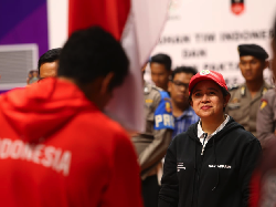 Menko Puan Minta Atlet Berjuang Sekuat Tenaga untuk Asian Games
