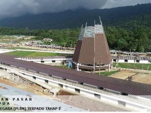 Keren! Pasar Megah Dibangun di Kalimantan hingga Papua