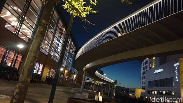 Foto: Mewahnya Jalan Layang Khusus Sepeda di Kopenhagen