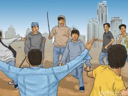 Tawuran Anak Panah, 18 Remaja di Makassar Ditangkap Polisi