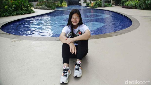 Dhanielle Dhapne, gelandang serang Timnas sepakbola putri 
