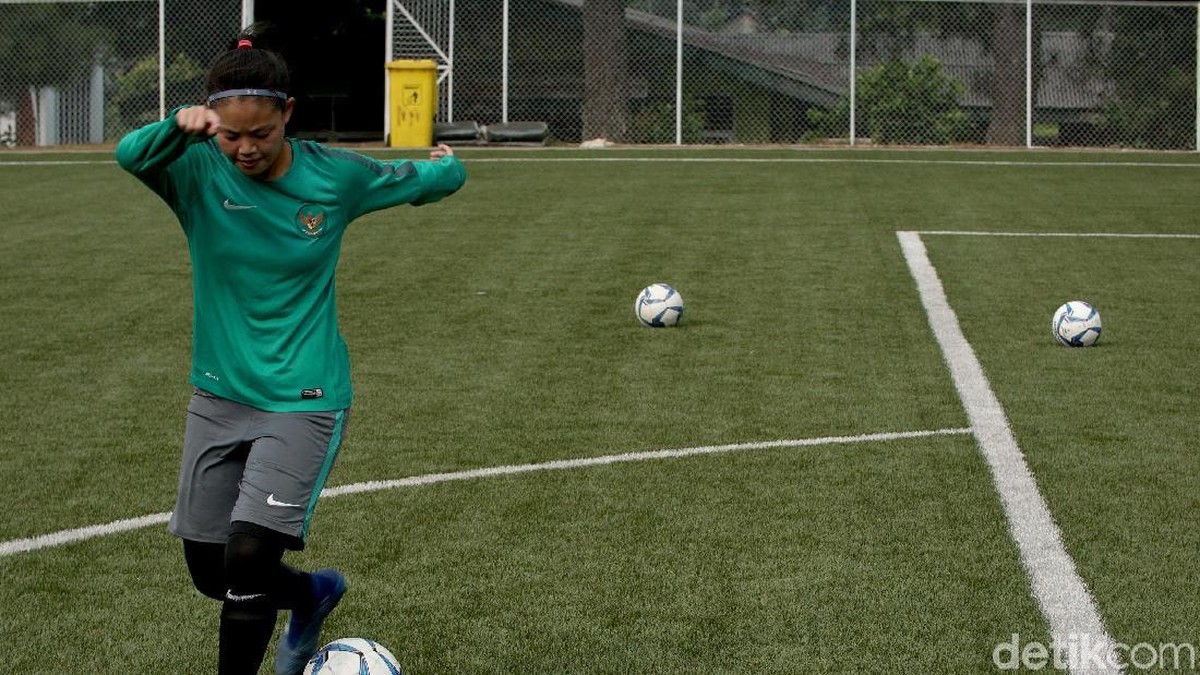 Dhanielle Dpahne berlatih pagi dan sore menjelang Asian Games 2018. (Rachman Haryanto/detikSport)