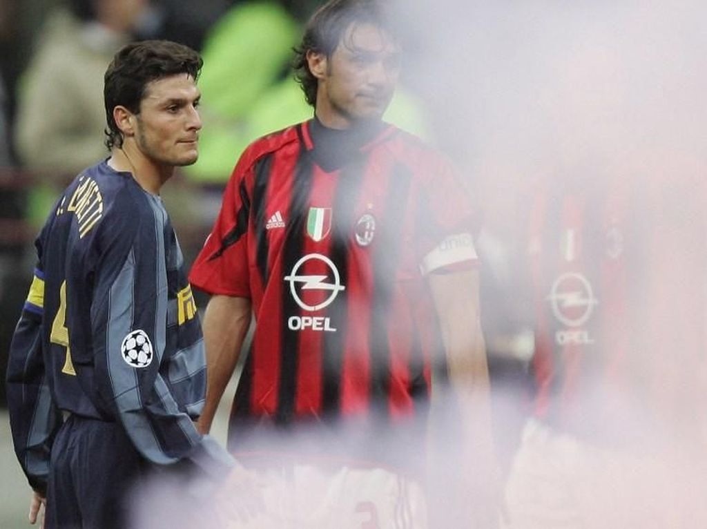 Zanetti Sebut Derby Milan Saat Beri Selamat atas Peran Baru Maldini Zanetti Sebut Derby Milan Saat Beri Selamat atas Peran Baru Maldini