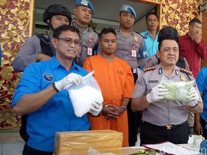 Kurir Narkoba Rp 3,1 Miliar Diciduk di Denpasar