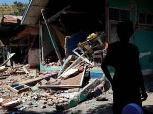 Pamenang yang Porak Poranda Akibat Gempa Lombok