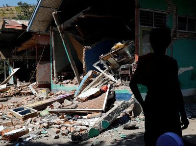 Pamenang yang Porak Poranda Akibat Gempa Lombok