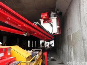 Jelang Asian Games Lampu Underpass Tanah Abang Diperbaiki