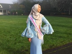 Hijabers Berdarah Indonesia Jadi Top 5 Miss Universe New Zealand