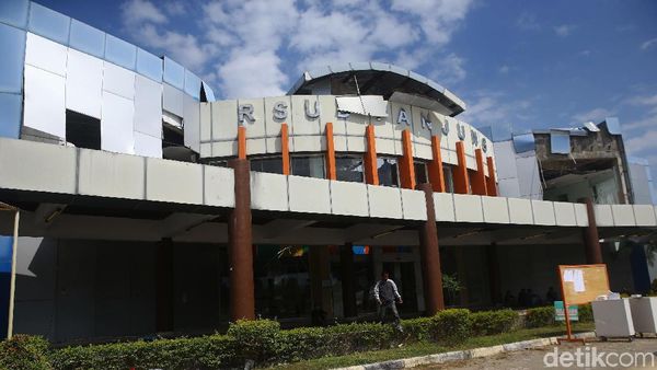 Penampakan RSUD Tanjung Lombok Utara yang Luluh Lantak