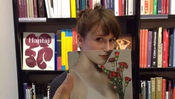 Kreatif! Ketika Wajah Menyatu dengan Sampul Buku