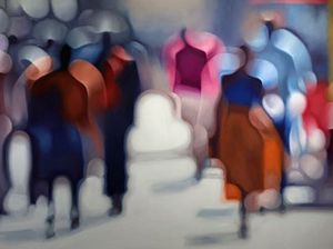 Out of Focus, Lukisan Blur Karya Philip Barlow