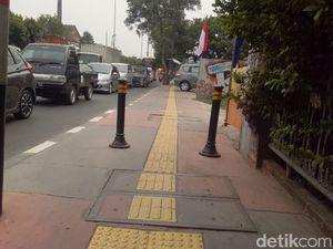 Ini Lokasi Pejalan Kaki Dipukul Pemotor di Trotoar Jatiwaringin