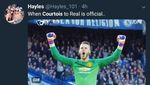 Meme-Meme Rumor Thibaut Courtois ke Real Madrid