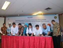 Bareng 3 BUMN, PGN Gratiskan 2.000 Sambungan Listrik Warga Tak Mampu