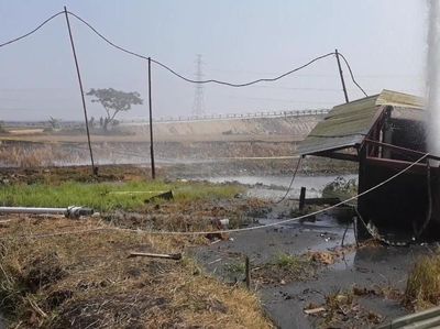 Penampakan Berkah di Balik Semburan Air Pasir 30 Meter
