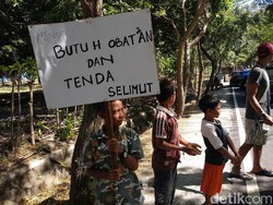 Korban Gempa Lombok Butuh Bantuan Obat, Tenda, dan Selimut