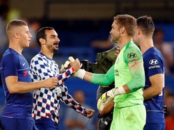 Sesi pramusim Chelsea pun selesai dan akan ditunggu laga perdana di Premier League akhir pekan ini menghadapi tuan rumah Huddersfield. (John Sibley/Reuters)