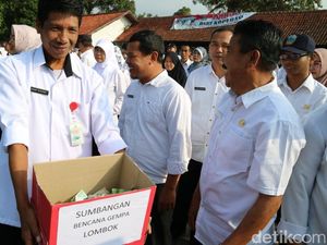 Hitungan Menit, ASN Garut Galang Rp 20 Juta untuk Gempa Lombok