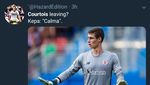 Meme-Meme Rumor Thibaut Courtois ke Real Madrid