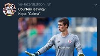 Buat fans Chelsea, jangan khawatir. The Blues kabarnya siap mendatangkan Kepa Arrizabalaga dari Athletic Bilbao dan menjadikannya kiper termahal di dunia dengan harga sekitar 80 juta euro atau Rp 1,3 triliun. (Foto: Twitter @HazardEdition)