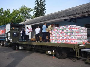 Bantu Korban Gempa, Kontainer Multifungsi Dikirim ke Lombok