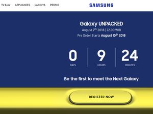 Begini Cara Nonton Peluncuran Galaxy Note 9