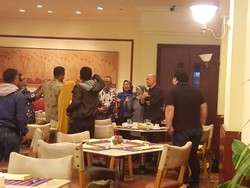 Di Sela Rakernas PAN, Amien Rais Temui Dhani dan Neno Warisman