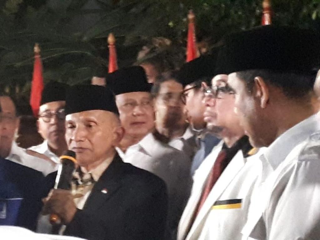 Amien Rais Puji Prabowo-Sandi: Kita Perlu Ganti Pemimpin Nasional