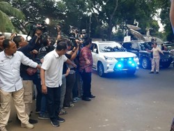 Usai Tes Kesehatan, Prabowo Pulang ke Kertanegara