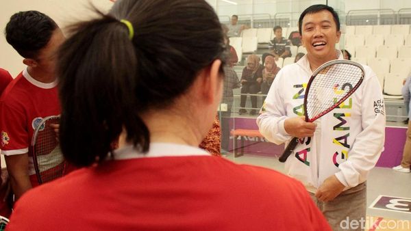 Menpora Tinjau Kesiapan Timnas Squash