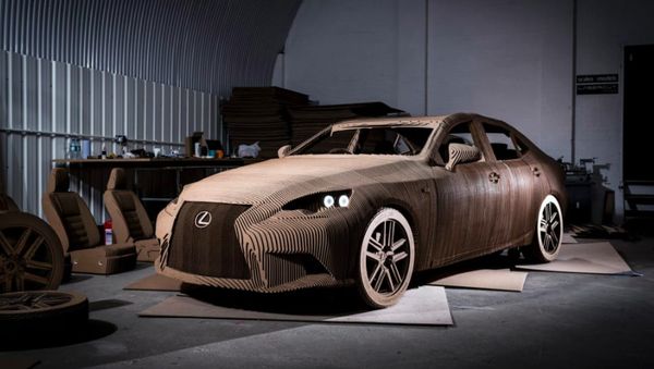 Percaya Enggak, Lexus Ini Terbuat dari Kardus
