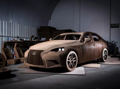 Percaya Enggak, Lexus Ini Terbuat dari Kardus