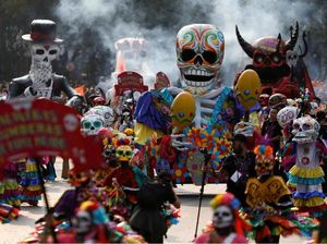 Foto: Festival Kematian di Meksiko
