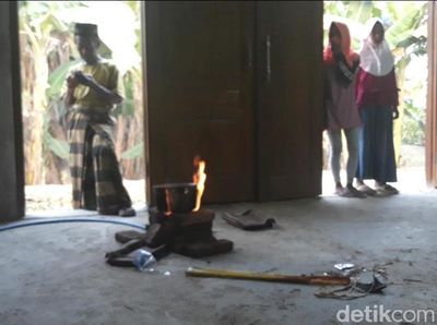 Penampakan Semburan Gas Usai Heboh Semburan Air Lumpur Ngawi