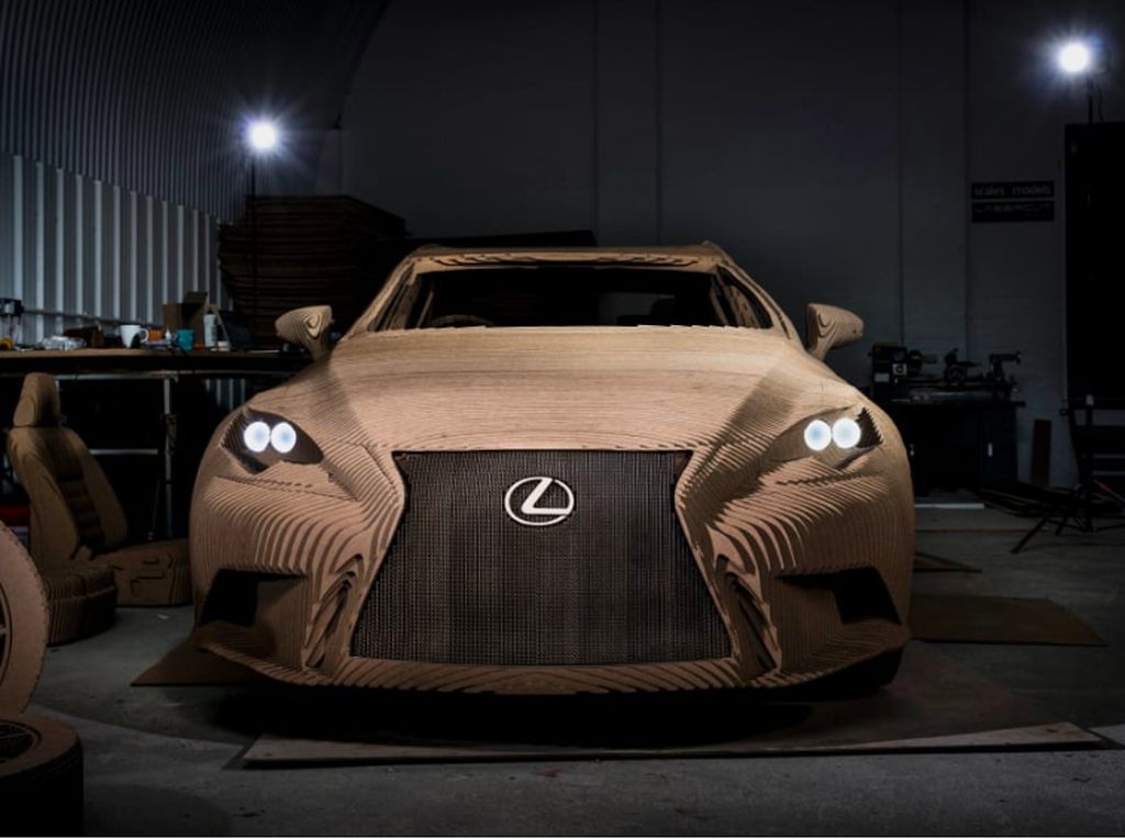 Lexus Pernah Buat Mobil dari Kardus Lexus Pernah Buat Mobil dari Kardus