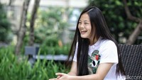 Dari dulu aku bermimpi untuk bisa bermain di Timnas. Aku enggak takut item (kulitnya), kata Dhanielle dalam wawancara One on One dengan detikSport.