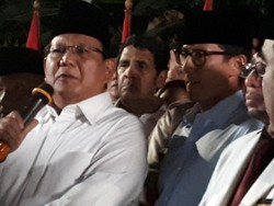 Prabowo: Sandiaga Bersedia Mundur dari Wagub DKI
